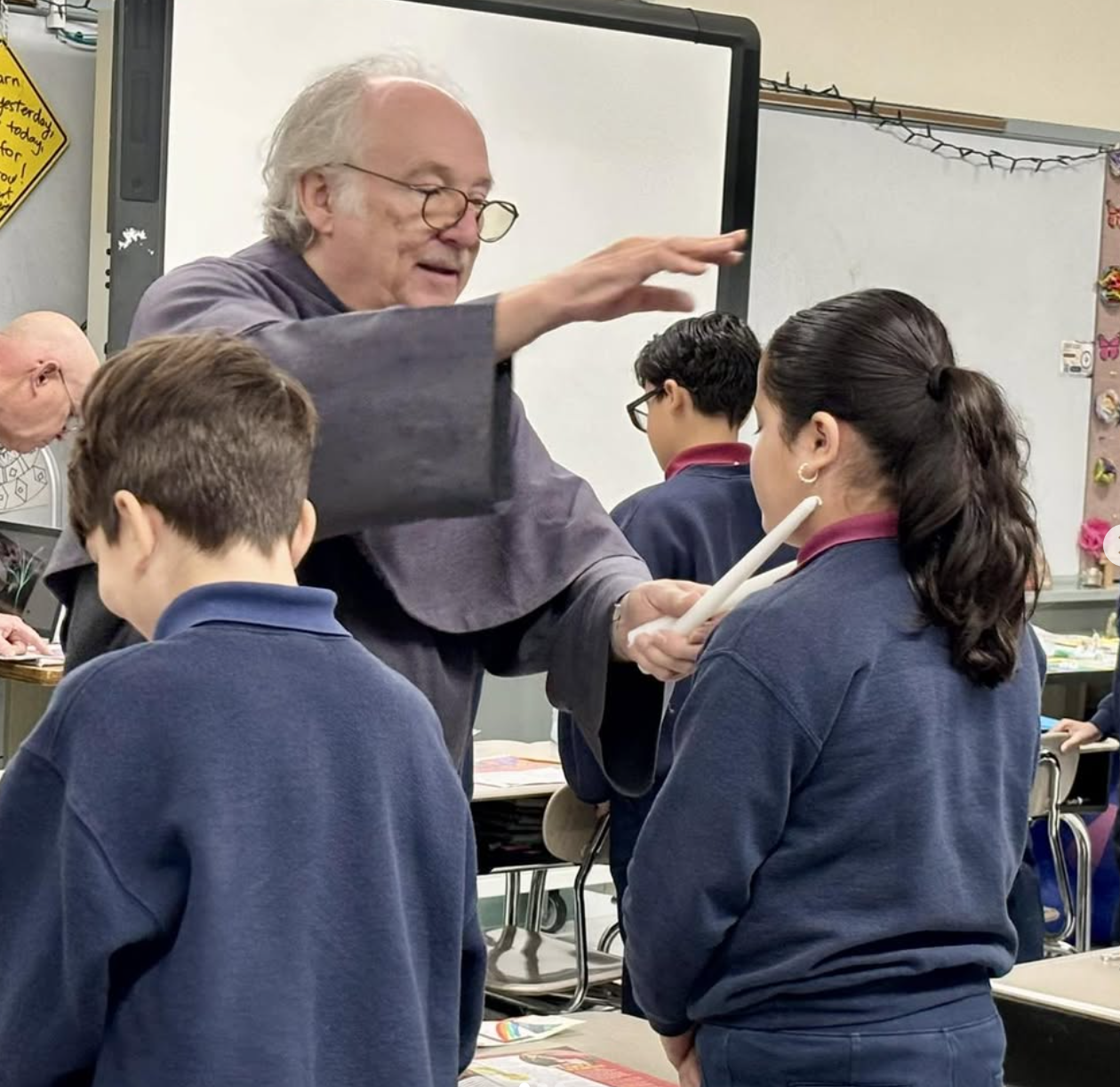 Teacher leading a small-group lesson